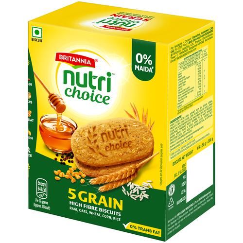 Britannia NutriChoice 5 Grain Digestive Biscuits – 200 g