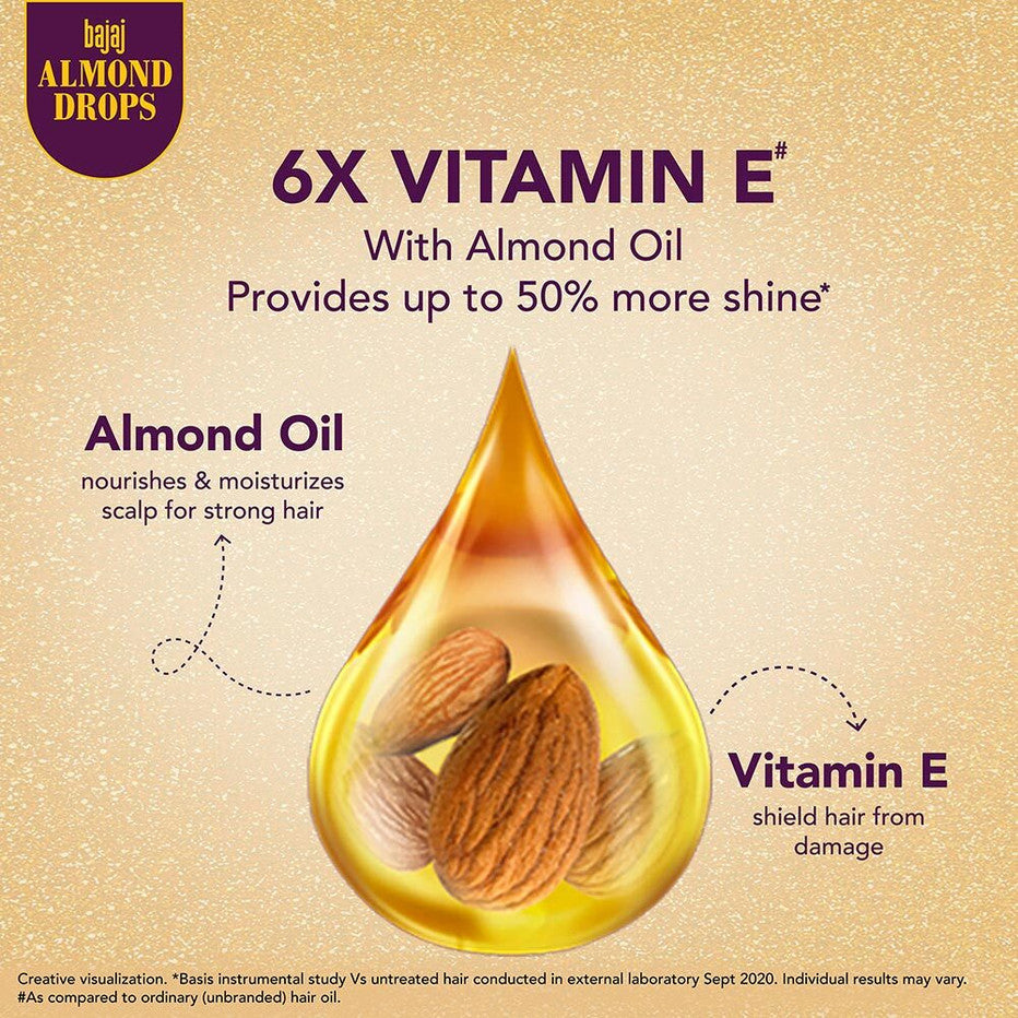 Bajaj Almond Drops Hair Oil – 475ml + Free 50ml