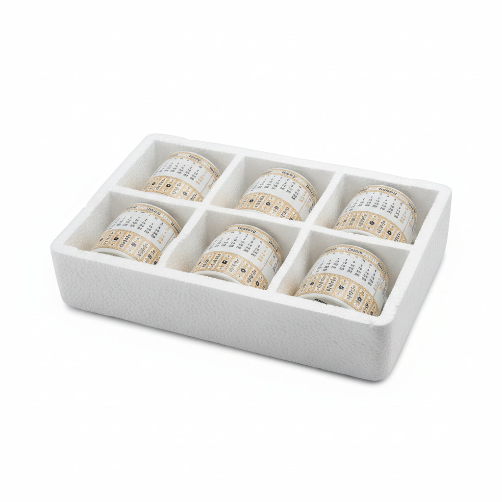 SHANTI Mugs Tea Cup – Pack of 6
