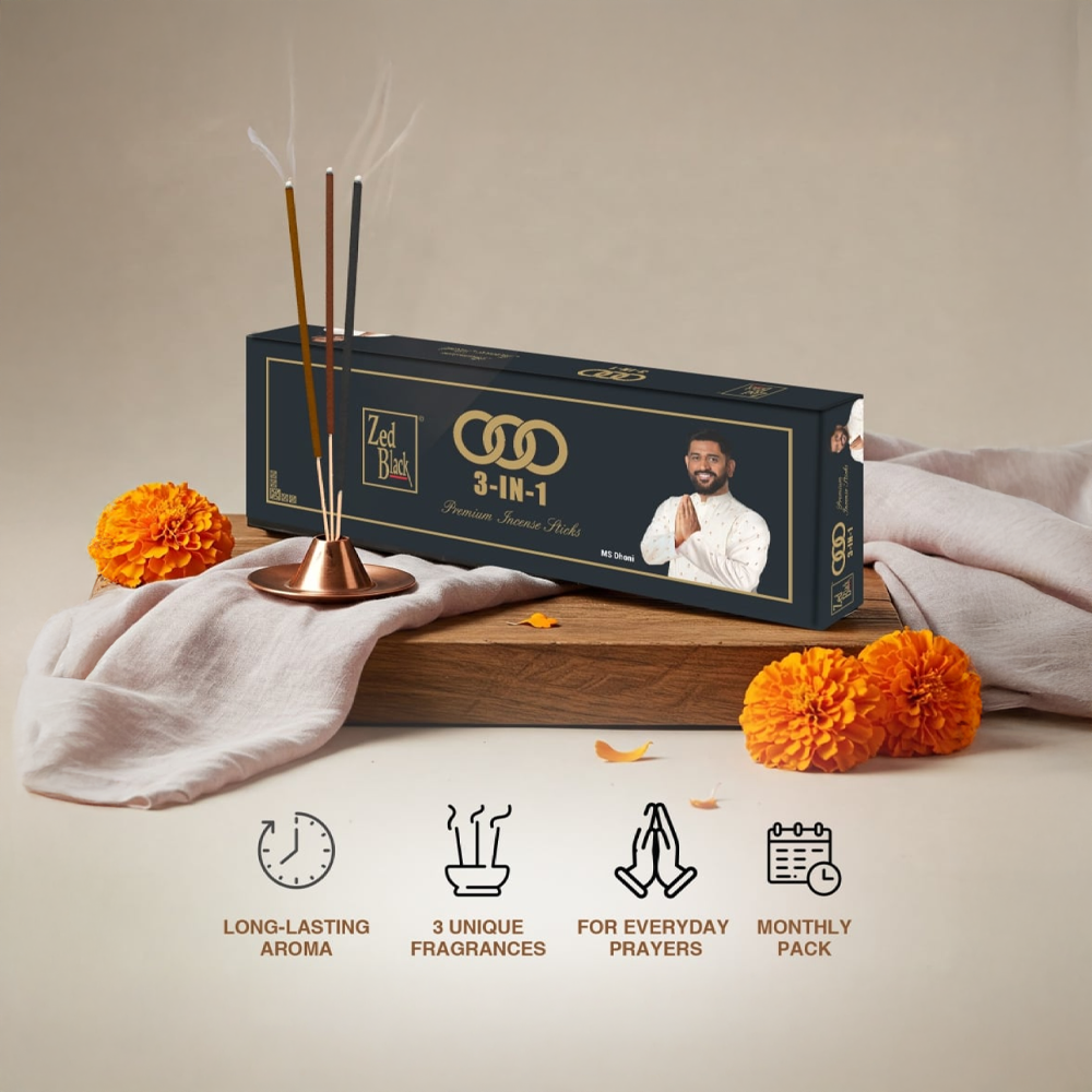 Black Zed Agarbatti (Incense Sticks)