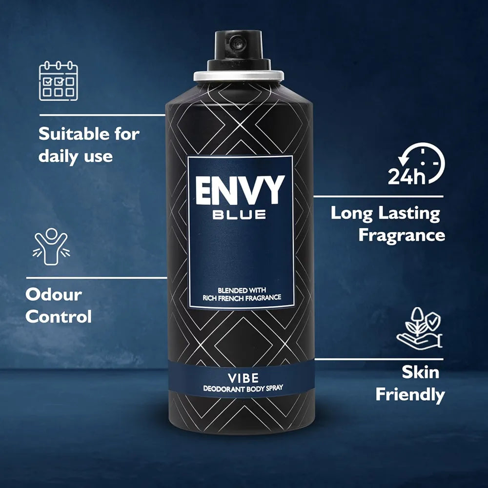 ENVY Blue Vibe Perfume Spray – 165ml