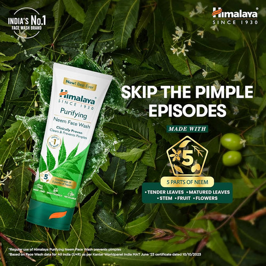 Himalaya Purifying Neem Face Wash – 100 ml