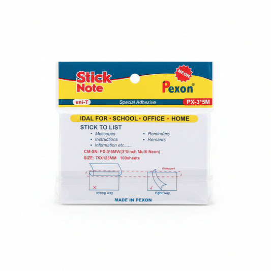 Pexon Neon Sticky Notes