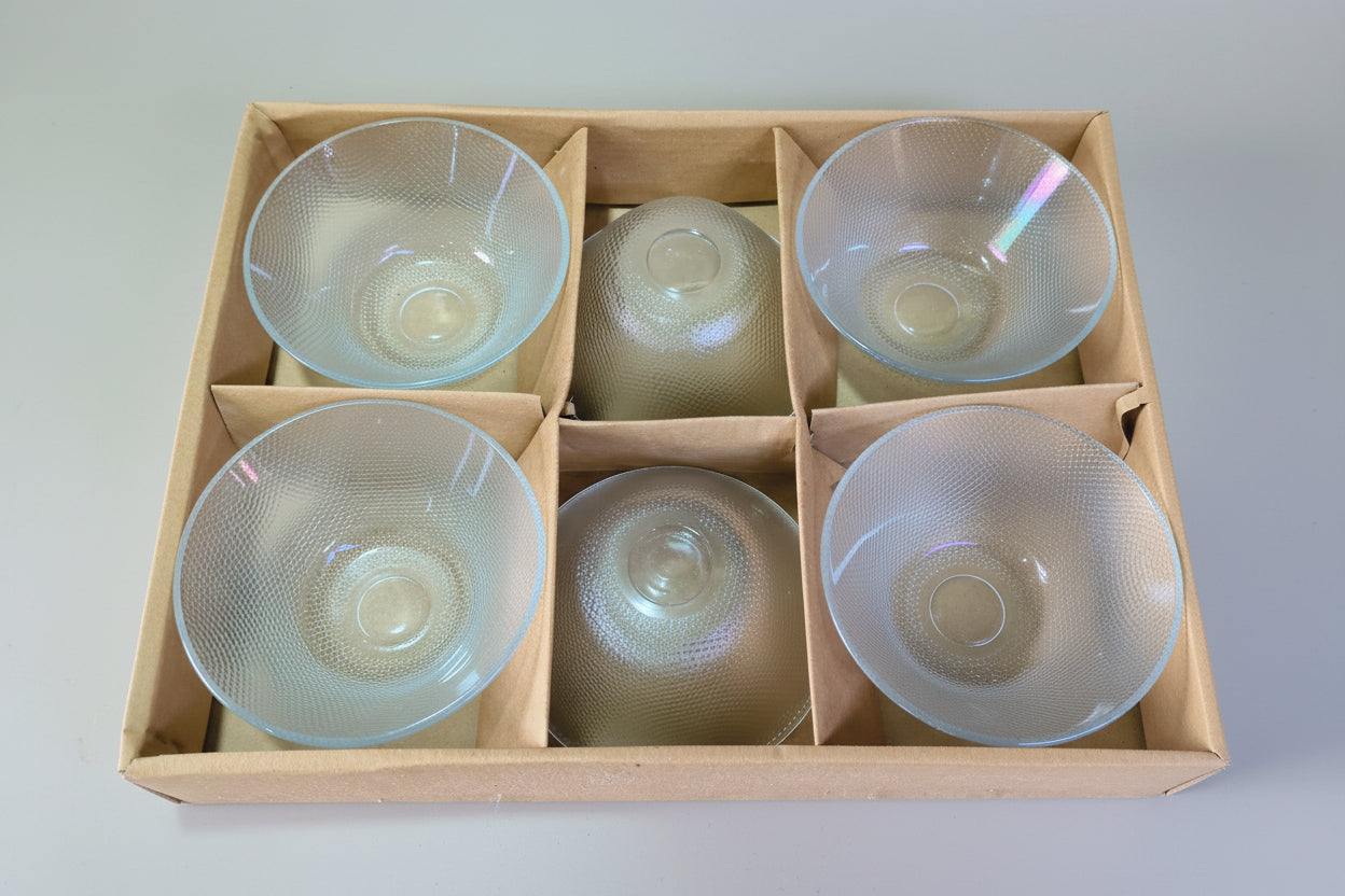 Home Finery Glass Bowl Set – 6 Pieces