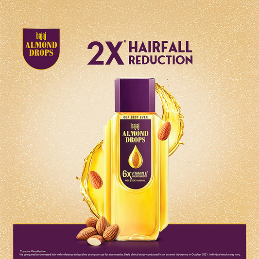 Bajaj Almond Drops Hair Oil – 475ml + Free 50ml