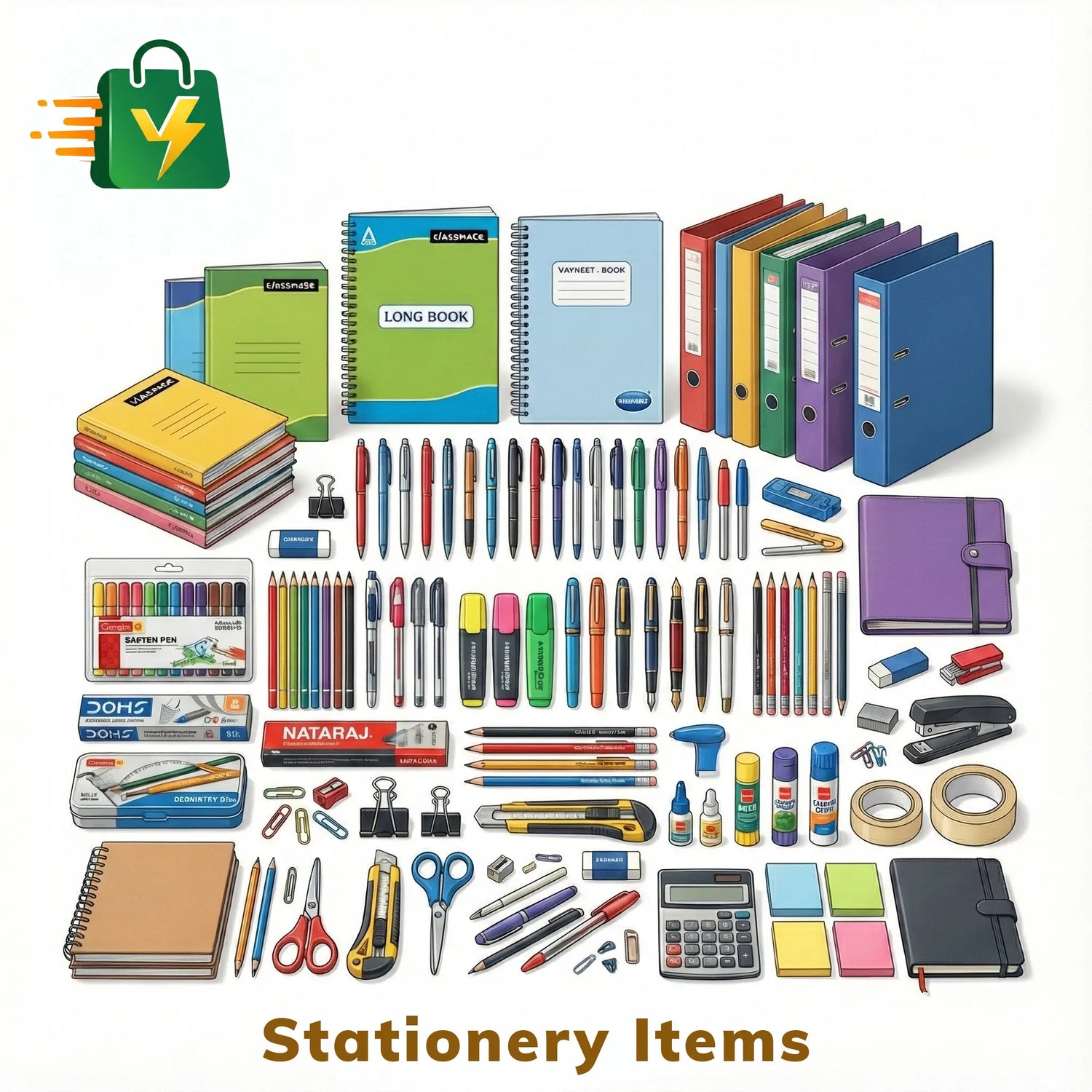 VVM Stationery & Education Supplies Collection
