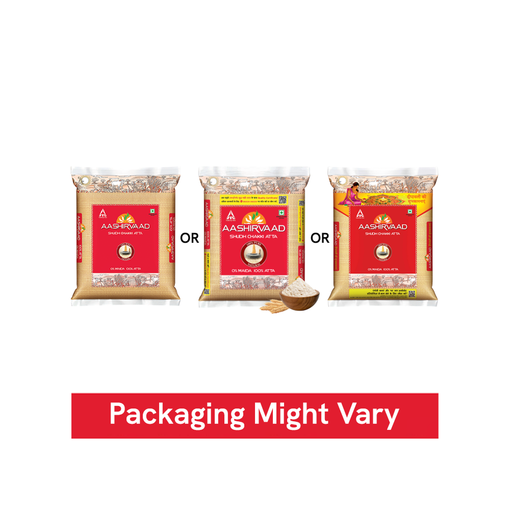 Aashirvaad Shudh Chakki Atta (100% Atta, 0% Maida) – 5 kg