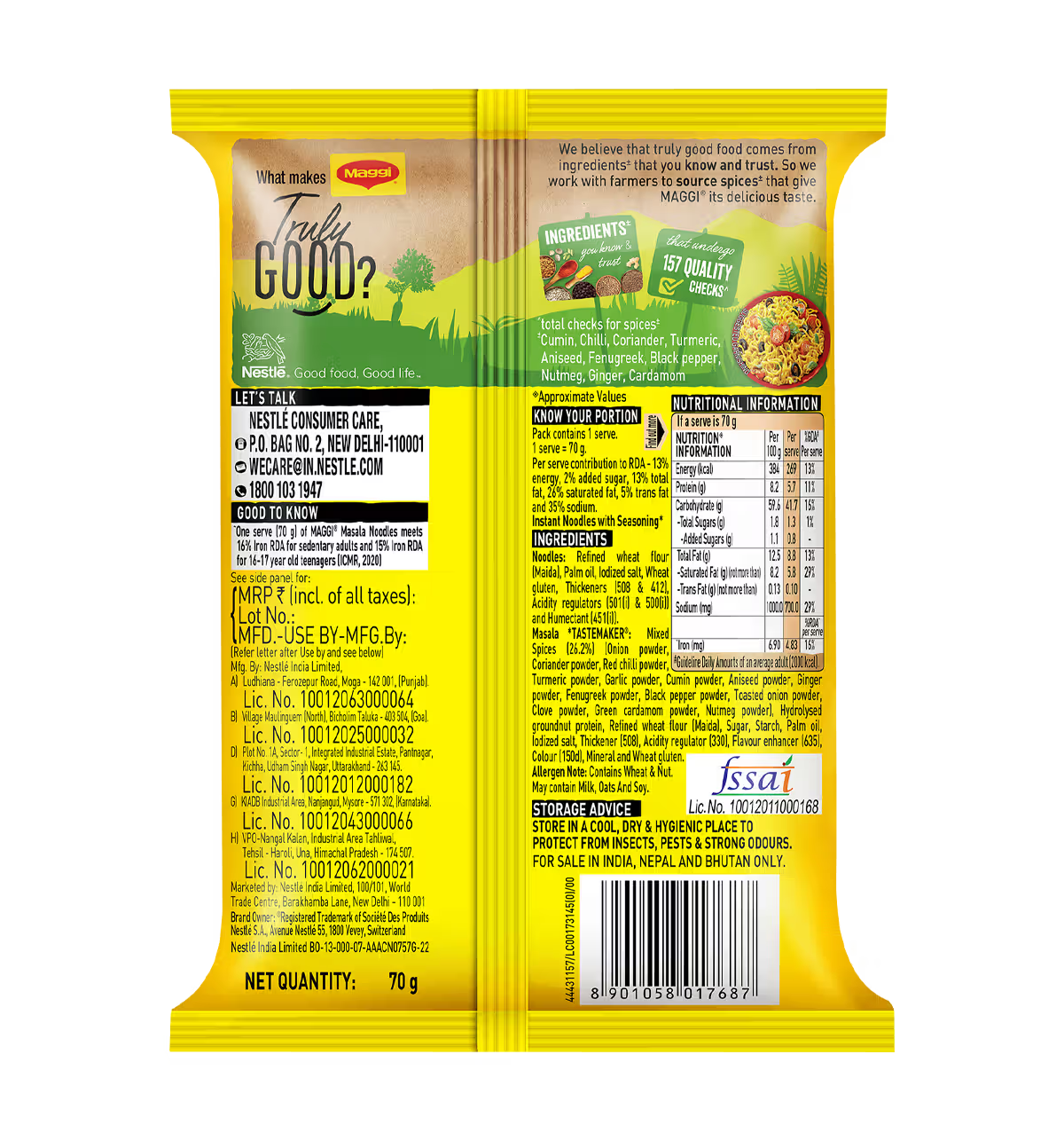 Maggi 2 Minute Noodles – 70g