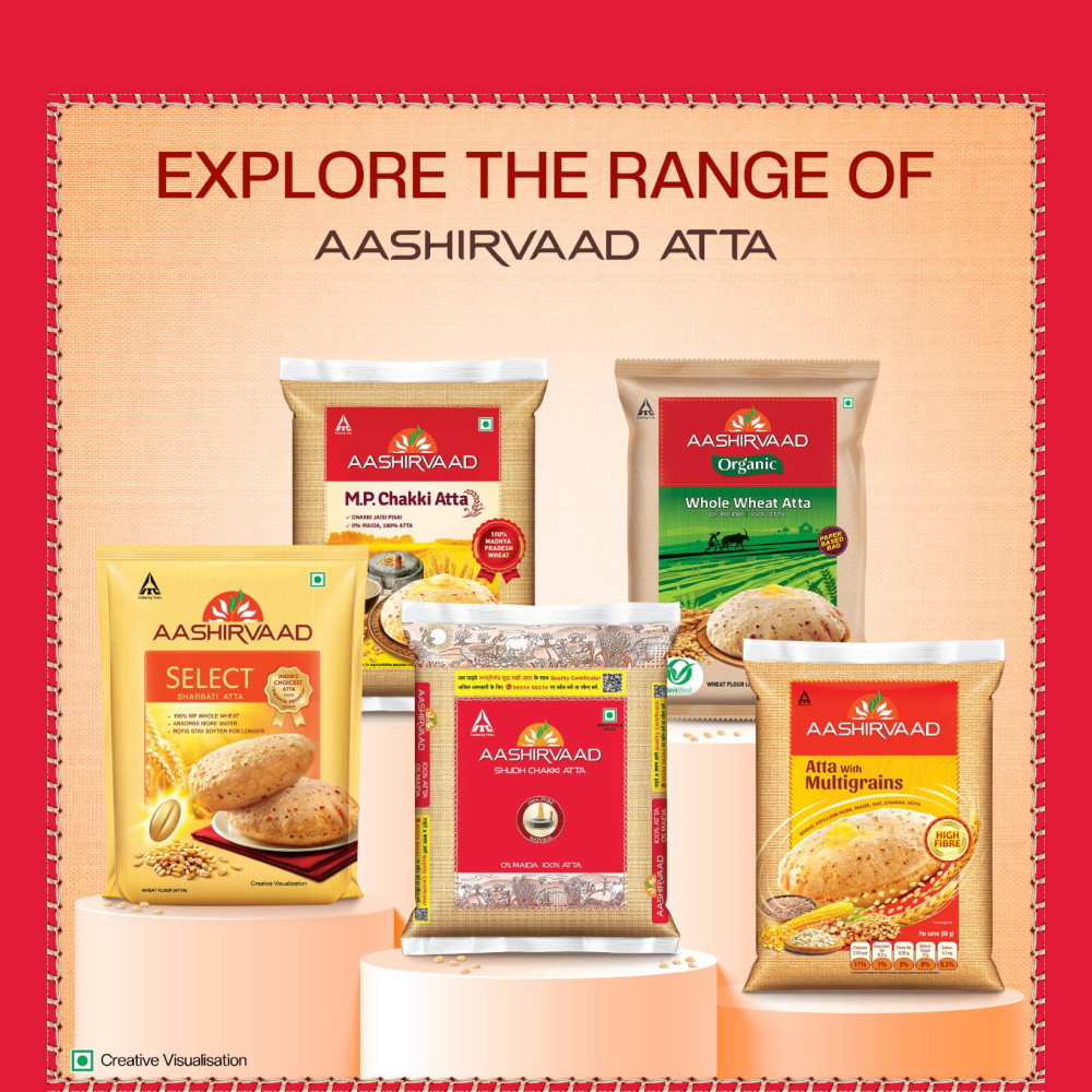 Aashirvaad Shudh Chakki Atta (100% Atta, 0% Maida) – 5 kg