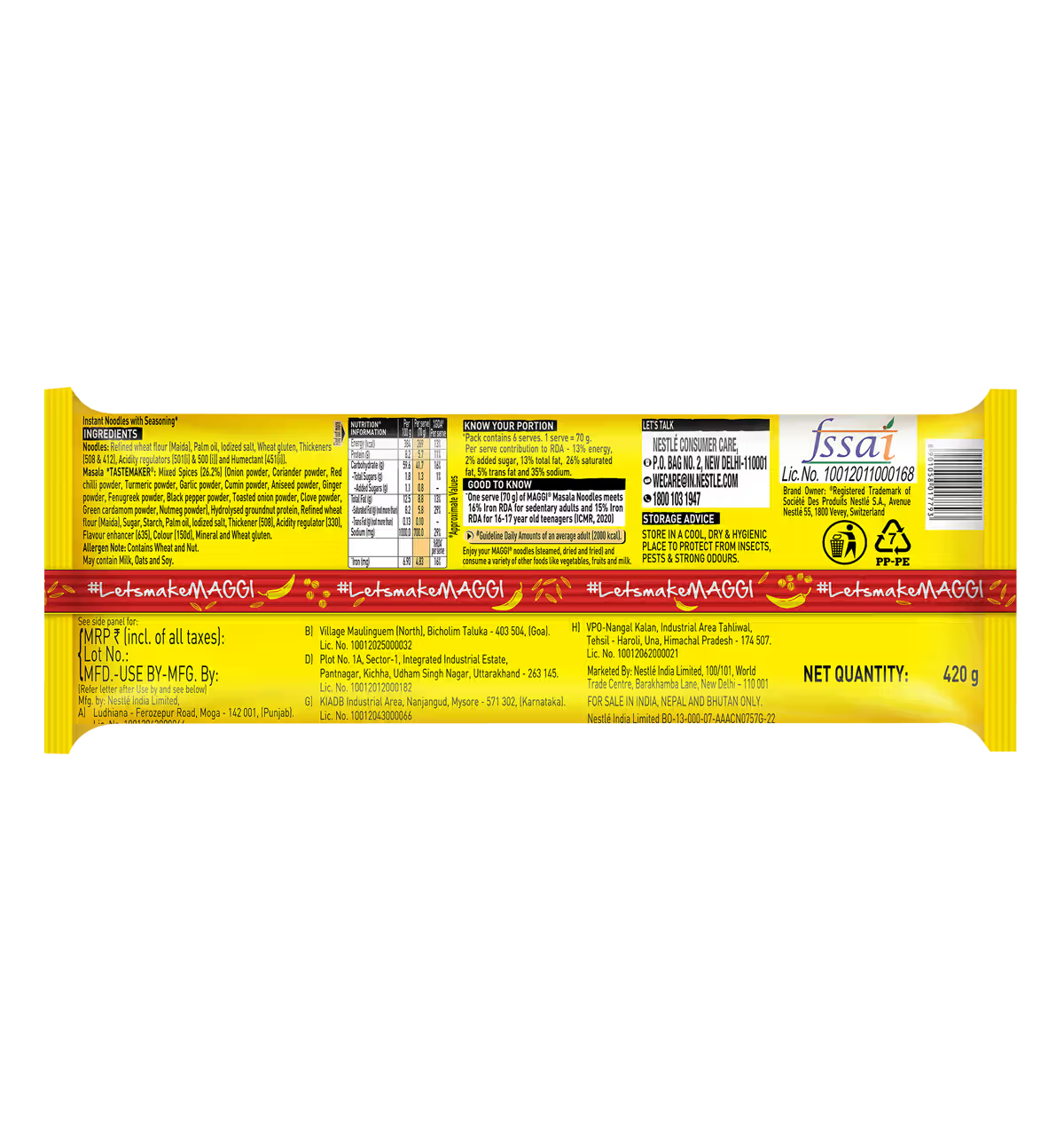 Maggi 2 Minute Noodles – 420g