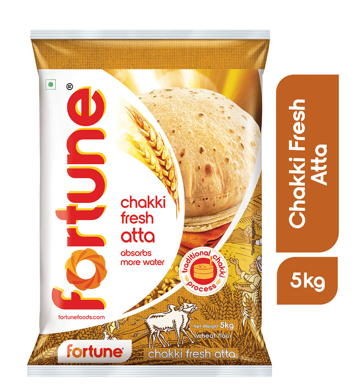 Fortune Chakki Fresh Atta – 5 kg
