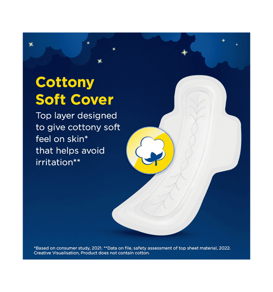 Stayfree Night XXL Sanitary Pads – Extra Long Protection (18 Pads)