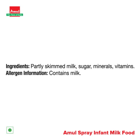 Amul Spray Milk Powder 500g  – Tin