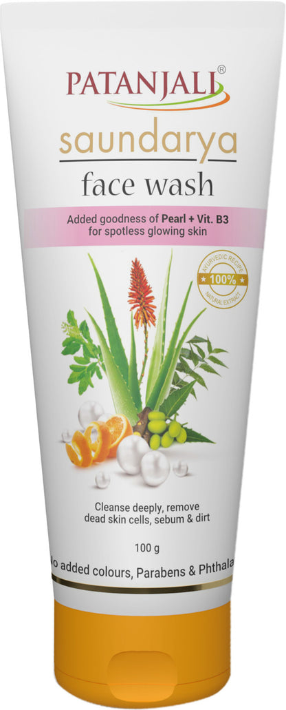 Patanjali Saundarya Face Wash – (60g / 100 g)