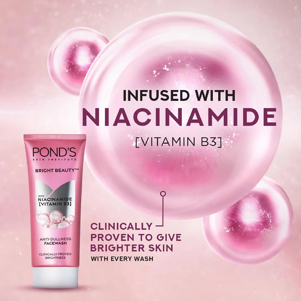 Pond’s Bright Beauty face wash NIACINAMIDE Vitamin B3 100 g