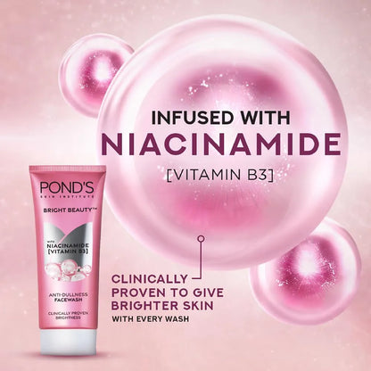 Pond’s Bright Beauty face wash NIACINAMIDE Vitamin B3 100 g