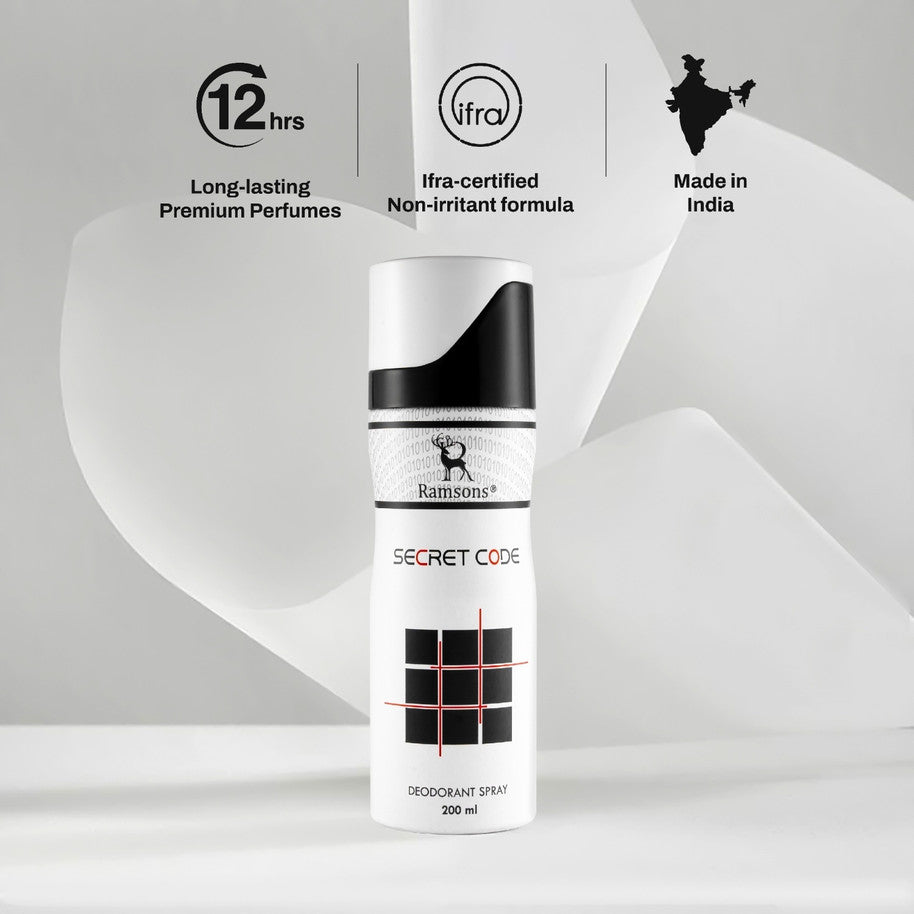 Ramsons Secret Code Perfume Spray – 200 ml