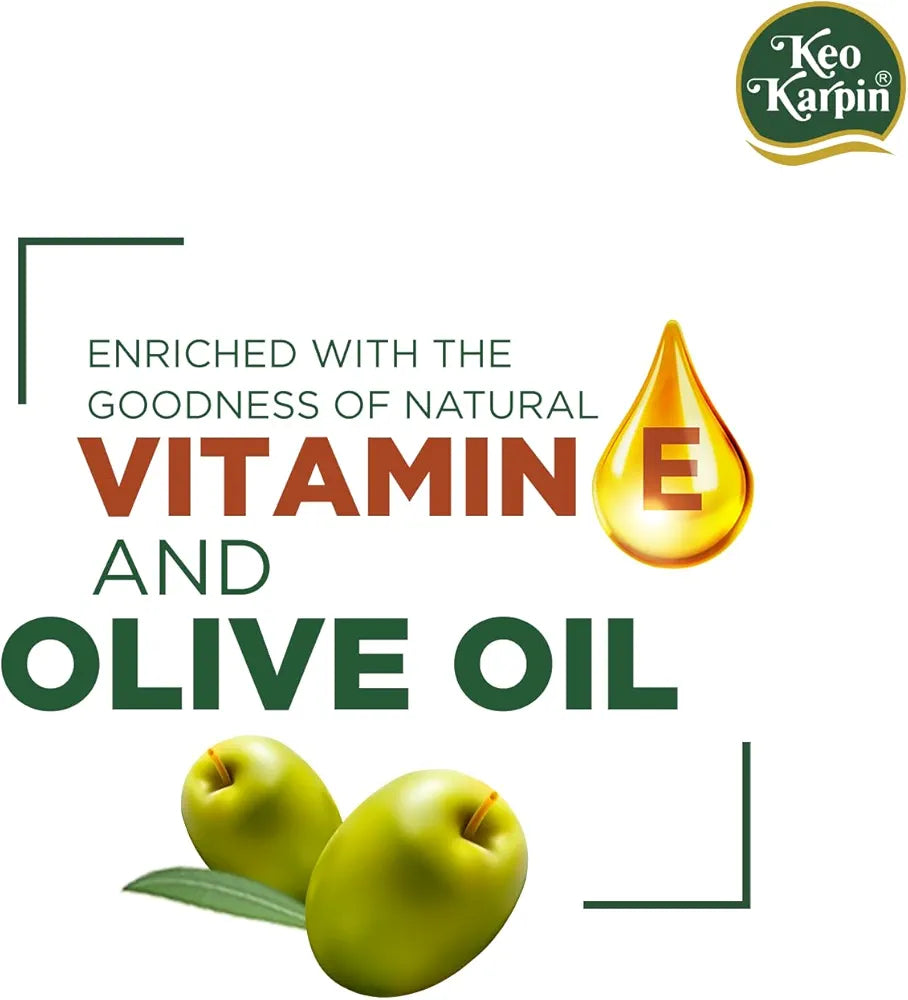 Keo Karpin Olive & Vitamin E Non-Sticky Hair Oil (300ml / 500ml)