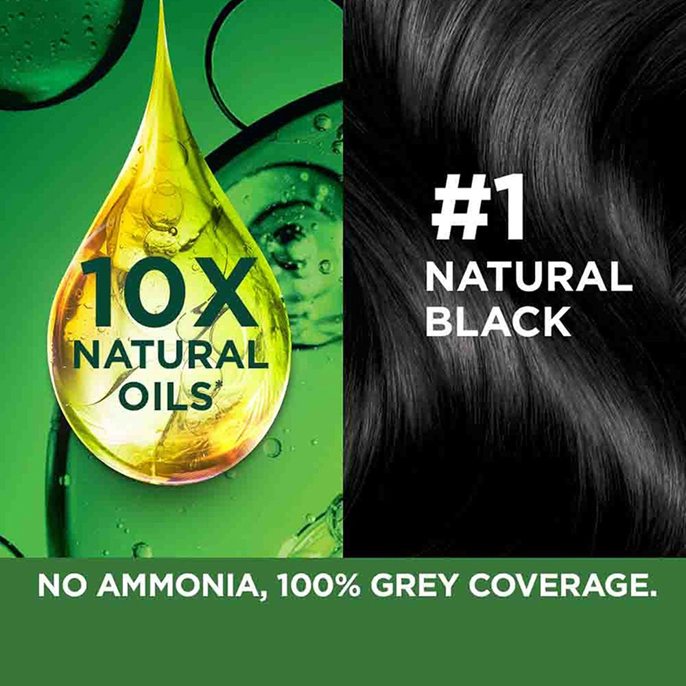 Garnier Color Naturals Crème Hair Color – 1 Natural Black (35ml / 70ml)