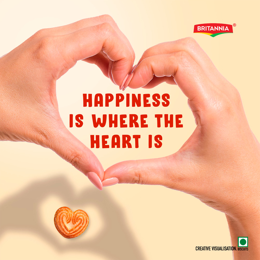 Britannia Little Hearts Biscuits – 280 g Family Pack