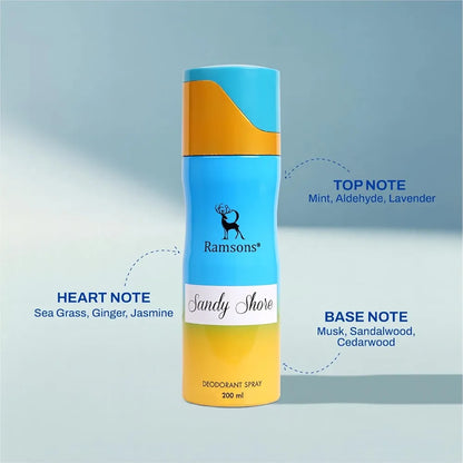 Ramsons Sandy Shots Perfume Spray – 200 ml