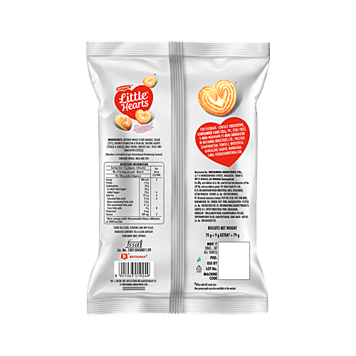 Britannia Little Hearts Biscuits – 70 g