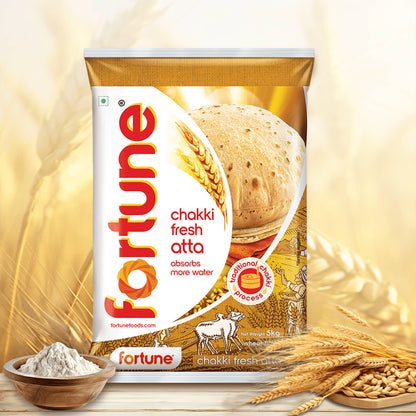 Fortune Chakki Fresh Atta – 5 kg