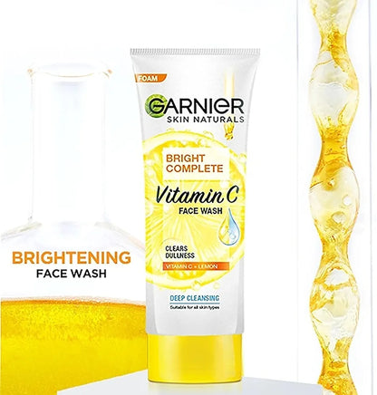 Garnier Bright Complete Vitamin C Face Wash (50g / 100g)