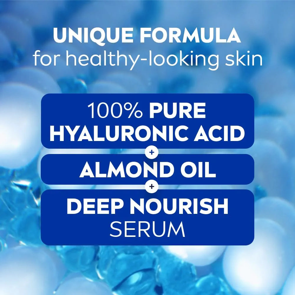 NIVEA Nourishing Body Milk – Very Dry Skin, Hyaluronic Acid (400ml)