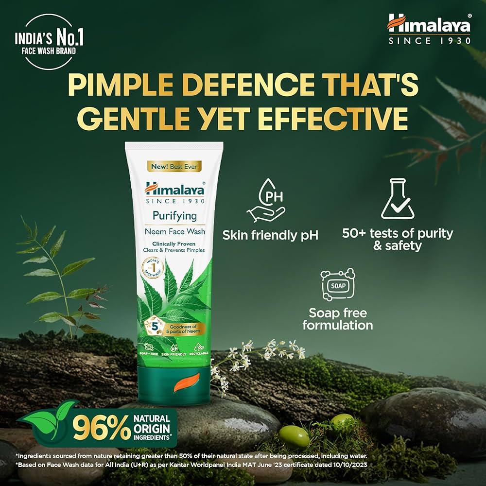 Himalaya Purifying Neem Face Wash – 50 ml