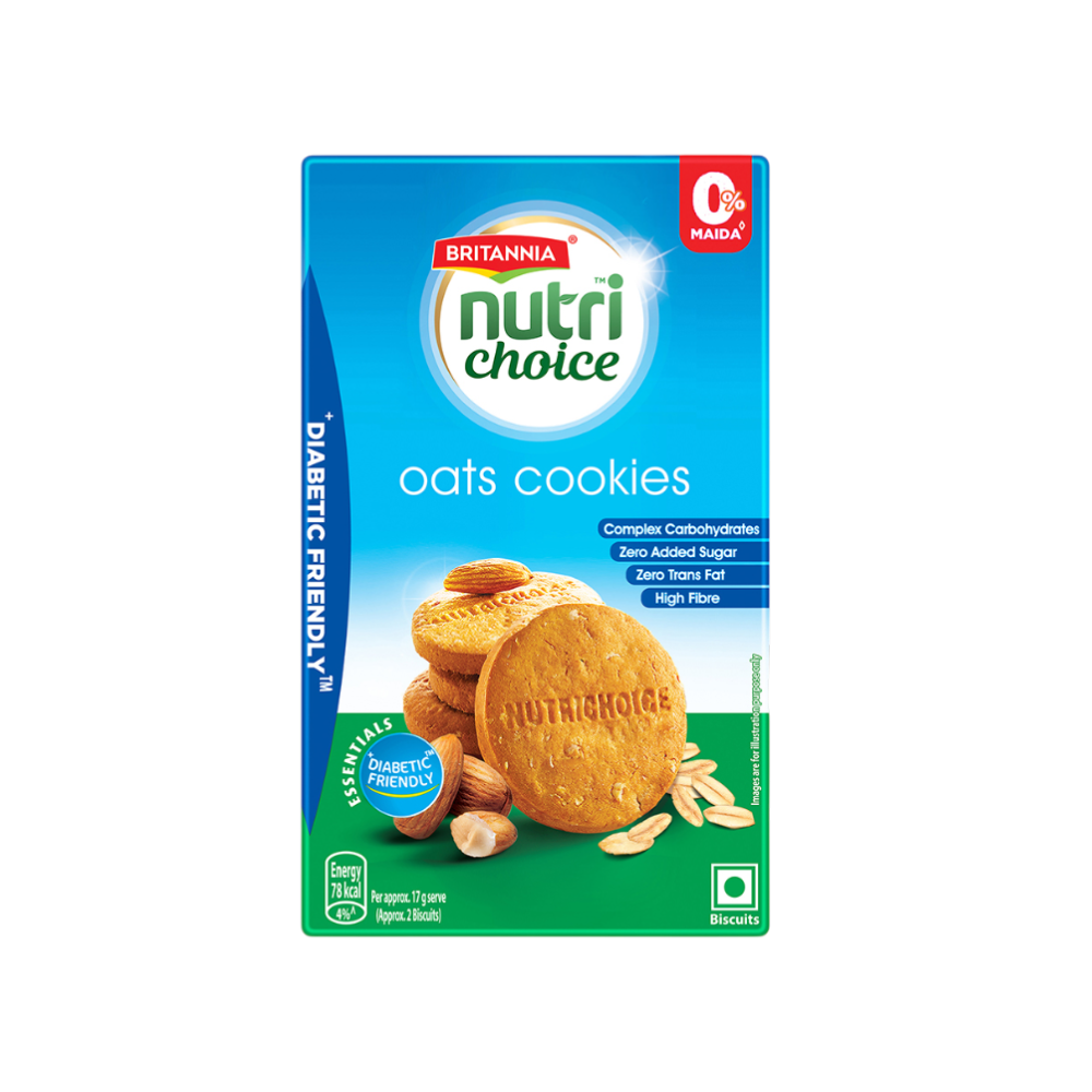 Britannia NutriChoice Oats Biscuits – 150 g