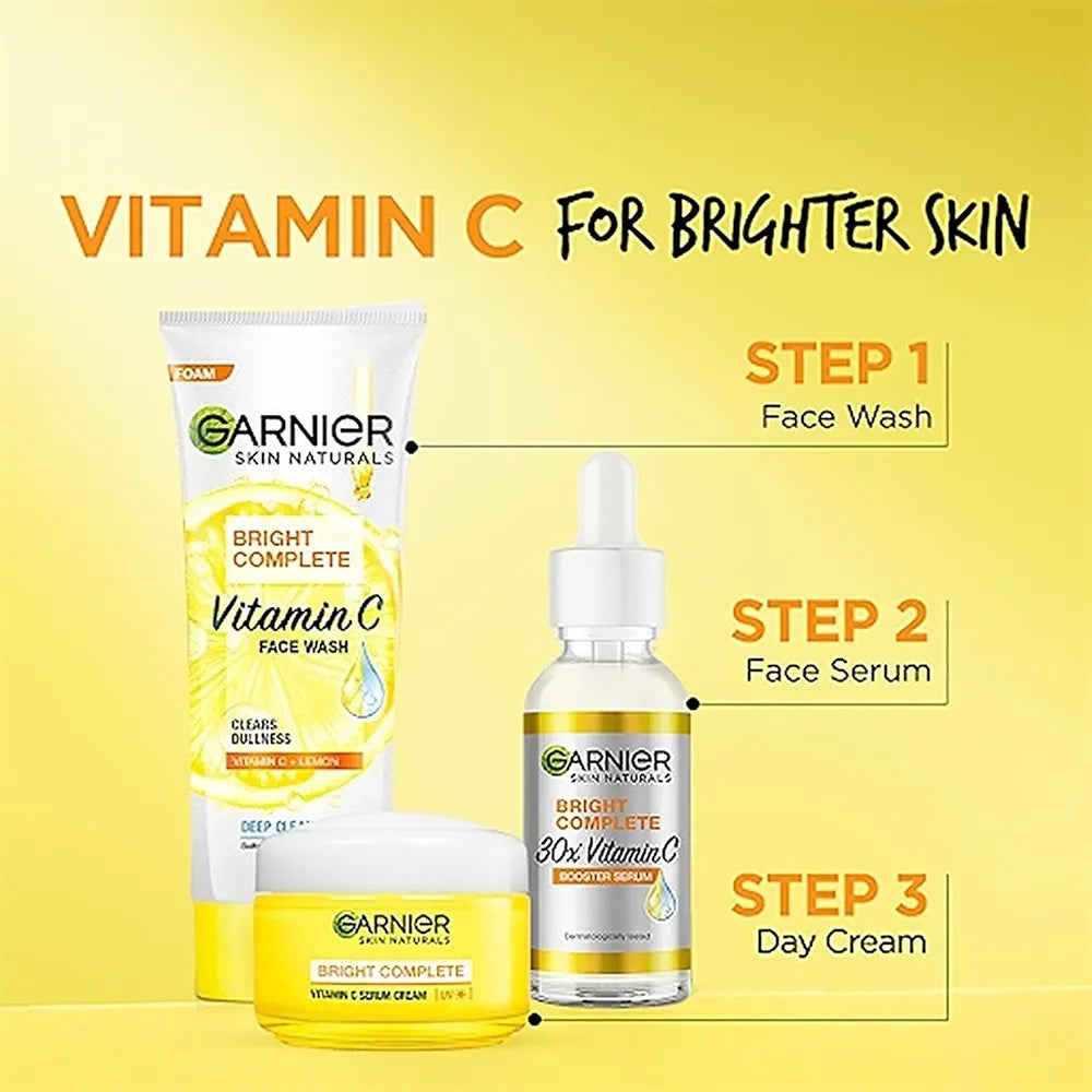 Garnier Bright Complete Vitamin C Face Wash (50g / 100g)