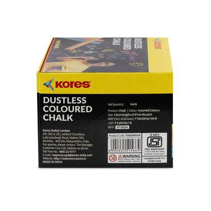 Kores Dustless Coloured Chalk