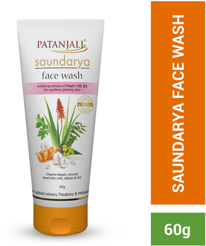 Patanjali Saundarya Face Wash – (60g / 100 g)