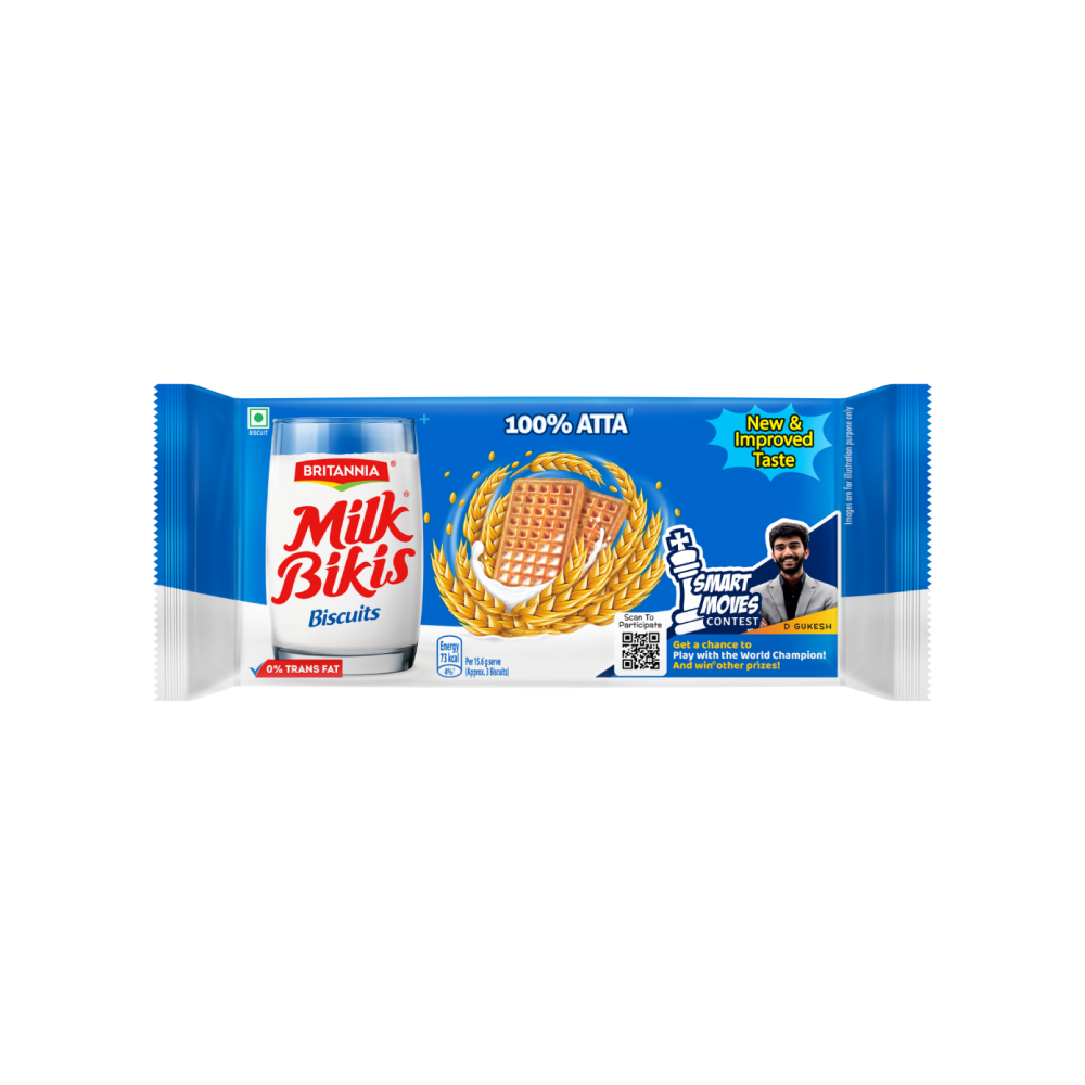 Britannia Milk Bikis Biscuits – 500 g Family Pack