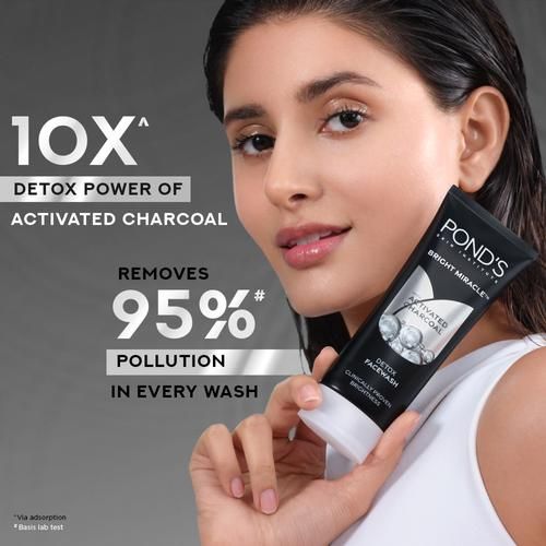 Pond’s Activated Charcoal Face Wash – 100 g