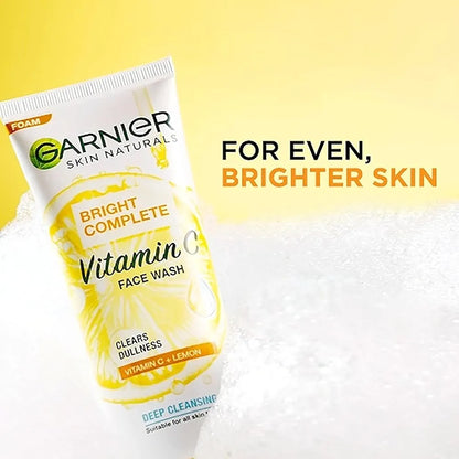 Garnier Bright Complete Vitamin C Face Wash (50g / 100g)