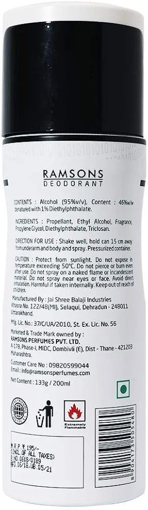 Ramsons Secret Code Perfume Spray – 200 ml