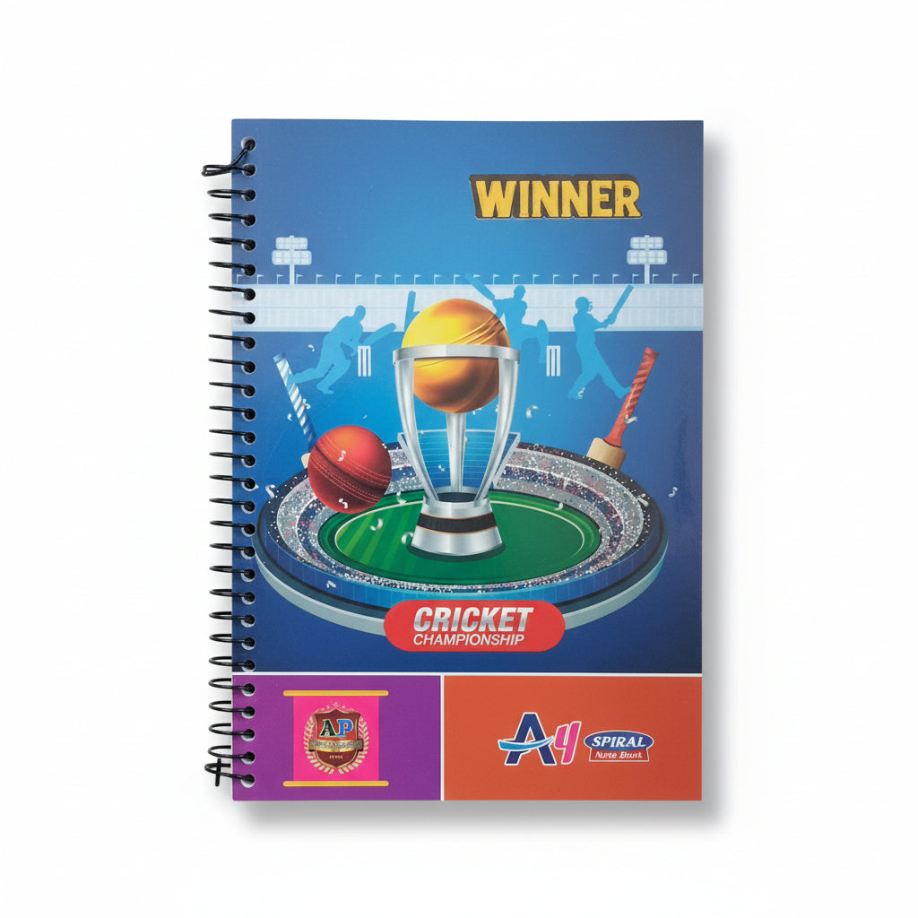 Winner Spiral A4 Notebook – 240 Pages