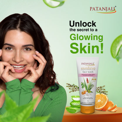 Patanjali Saundarya Face Wash – (60g / 100 g)
