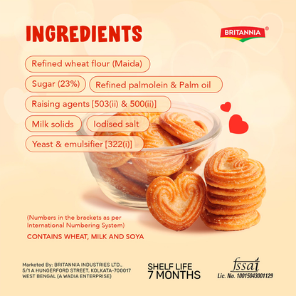 Britannia Little Hearts Biscuits – 280 g Family Pack