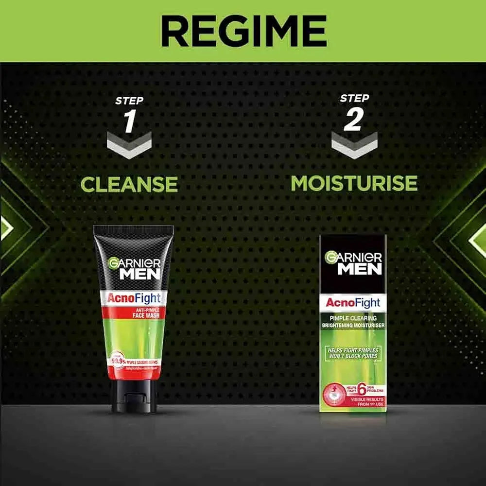 Garnier Men Acno Fight Face Wash – Anti-Pimple (50g)