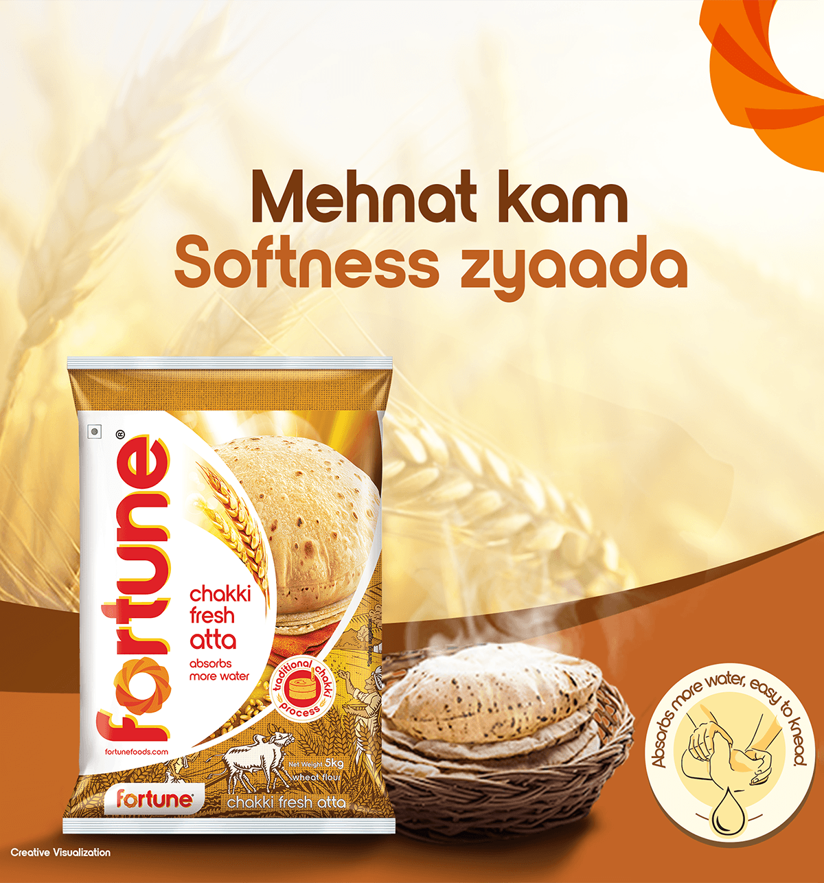 Fortune Chakki Fresh Atta – 5 kg