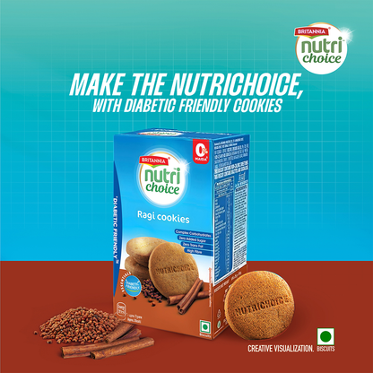 Britannia NutriChoice Ragi Biscuits – 150 g