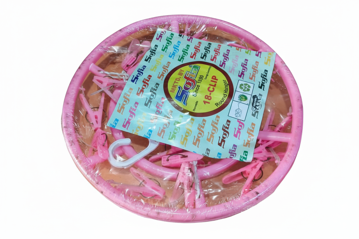 Sofia 18 Clip Round Hanger