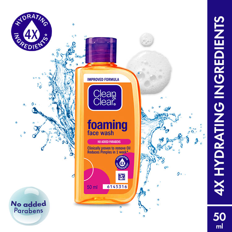 Clean & Clear Foaming Face Wash – 50 ml