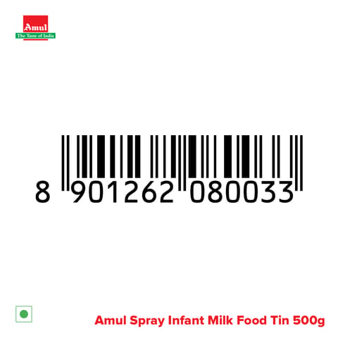 Amul Spray Milk Powder 500g  – Tin
