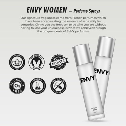 Envy Natural Perfume Spray for Women – 60 ml