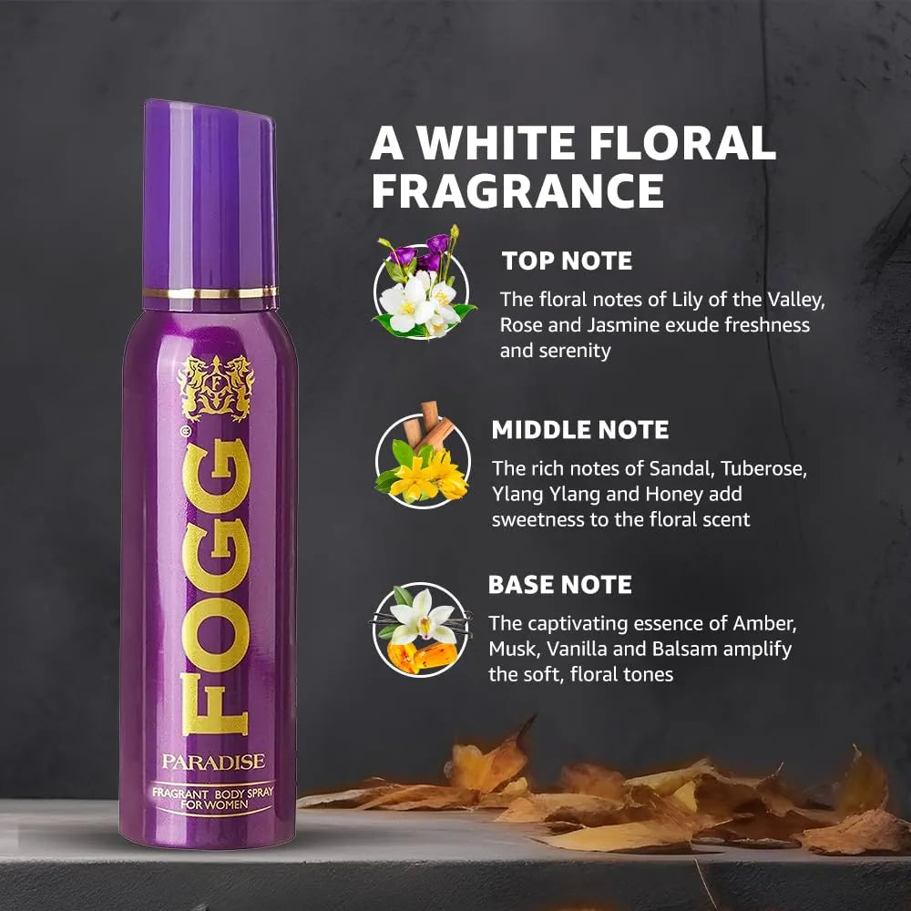Fogg Paradise Perfume Spray – 120 ml