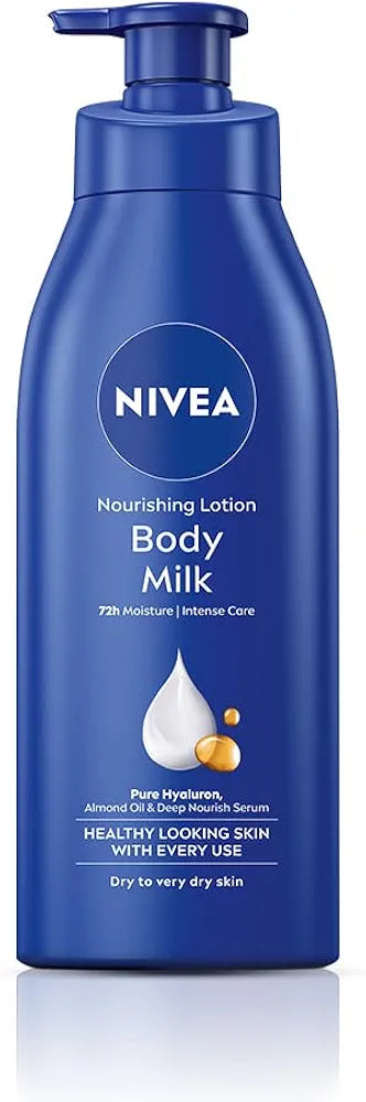 NIVEA Nourishing Body Milk – Very Dry Skin, Hyaluronic Acid (400ml)